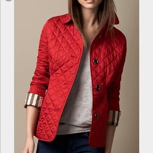 Burberry Quilted Jacket Size Large